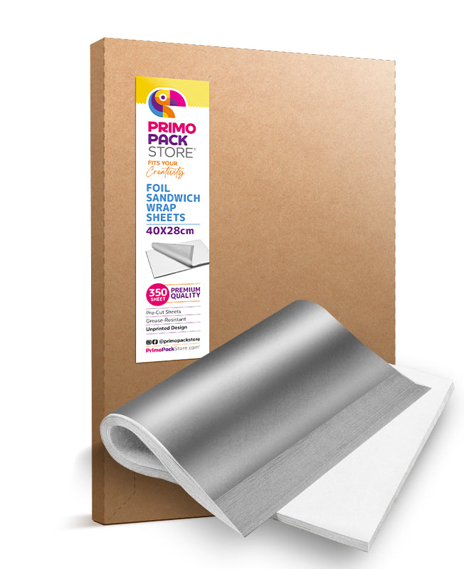 Foil Sandwiches Wrapping Paper 40x28 cm Pack of 350 sheets