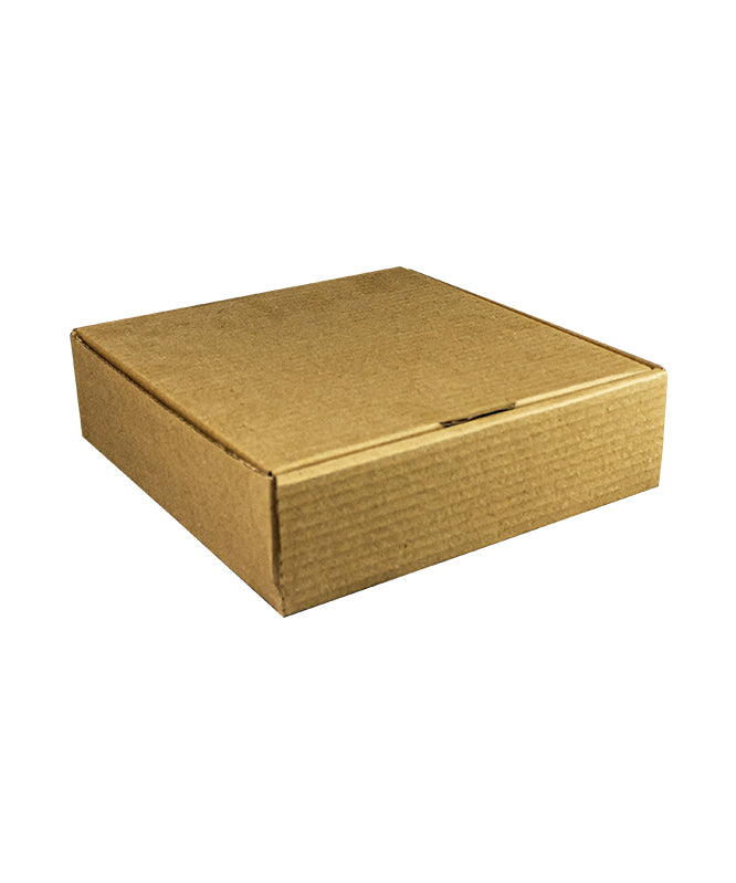 Foil container Corrugated Box 24.5x24.5 cm Catering Packaging - 10pcs