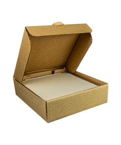 Foil container Corrugated Box 24.5x24.5 cm Catering Packaging - 10pcs