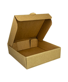 Foil container Corrugated Box 24.5x24.5 cm Catering Packaging - 10pcs