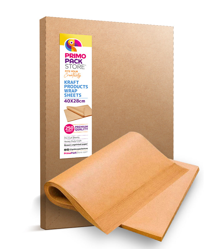 Kraft Wrapping Paper 40x28 cm Pack of 250 sheets