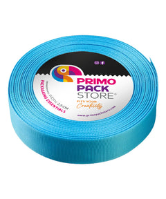 Satin Ribbon / light blue - Width 2 cm - 1/Case